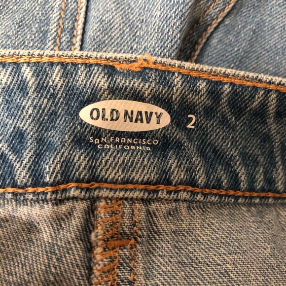 Old Navy Distressed Hem Denim Mini Skirt - Picture 6 of 7